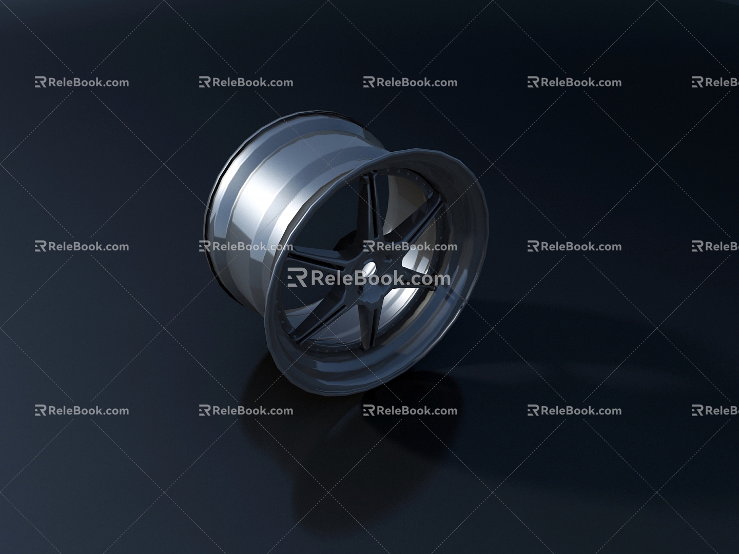 Modern hardware wheel automobile equipment parts 3d model