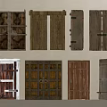 Various Traditional Wooden Doors With Rustic Designs Vintage Textures And Classic Patterns