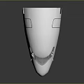 Futuristic Spacecraft Cockpit Design With White Exterior Observation Windows And Access Hatch