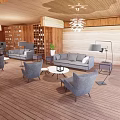 Cozy Hotel Guest Room With Wooden Walls Large Windows Natural Views And Modern Furniture