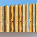 Natural Bamboo Fence Garden Ornament With Rustic Design For Outdoor Decor