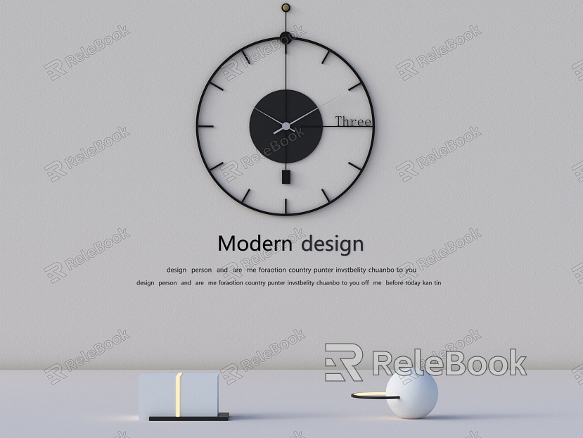 Simple Wall Clock Clock model