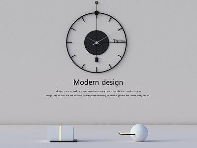 Simple Wall Clock model