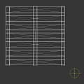 Wooden Pallet Furniture With Slats Nails And Authorized Personnel Only Label