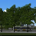 Multi Story Modern Hospital Building With Green Trees Landscaped Areas And Parking Spaces