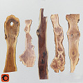 Modern Wood Board Log Wood Board 3d model