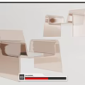 Transparent Modern Leisure Chair with Acrylic Material and Stylish Armrest Design