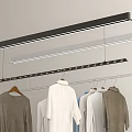Modern Drying Rack Invisible Drying Rack Electric Drying Rack 3d model
