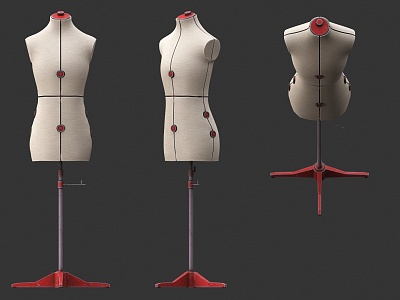 Tailor Dummy Model Dummy Model Tailor Dummy Three Dummy D 3d model