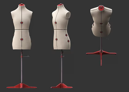 Tailor Dummy Model Dummy Model Tailor Dummy Three Dummy D 3d model