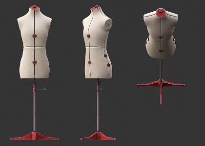 Tailor Dummy Model Dummy Model Tailor Dummy Three Dummy D 3d model