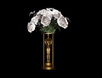 Oscar Banquet Table Flower Table Flower Rack Wedding Hall 3d model