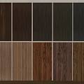 Assorted Wall Panels In Different Colors And Textures 3d model