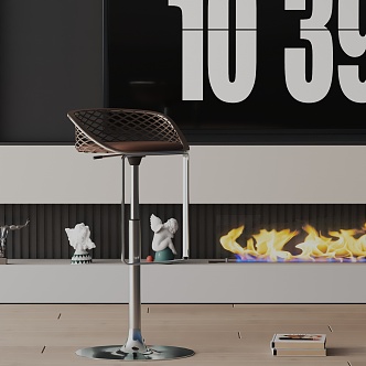 Modern Bar Chair 3d model