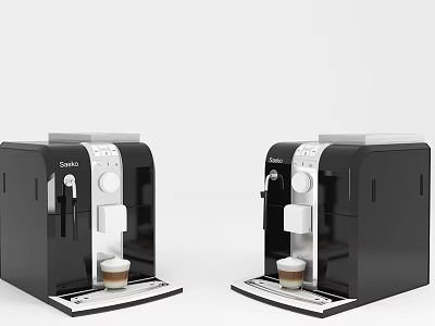 Delonghi Espresso Coffee Machines As Modern Kitchen Appliances For Home 3d model