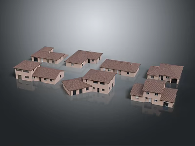 Modern Single-family Villa Private Villa Residence Single-family House Small Villa 3d model