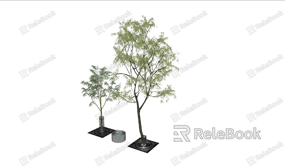 Modern Tree Landscape Street Tree Arbor model