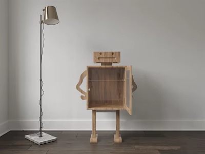 Nordic Side Cabinet Robot Decorative Cabinet Robot Side Cabinet 3d model