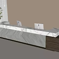 Reception Desk 3d model