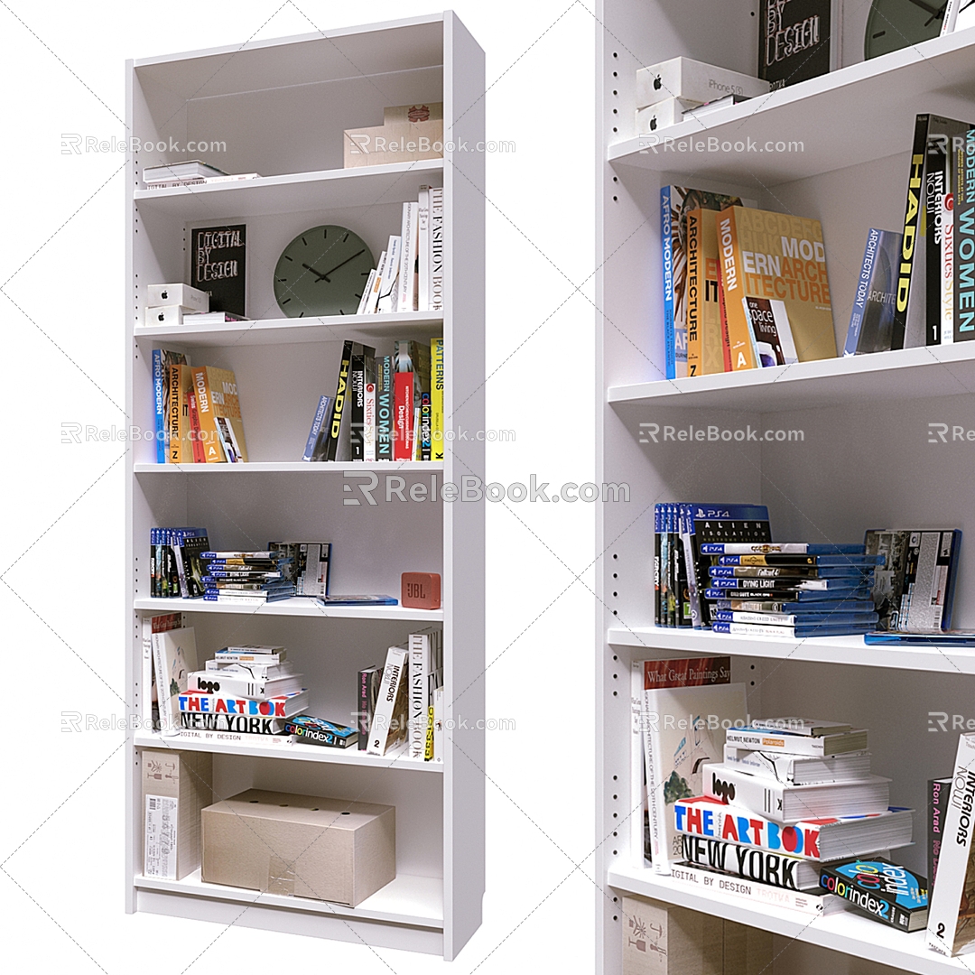 Bookcase Shelf IKEA 3d model