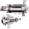 rocket missile 3d model