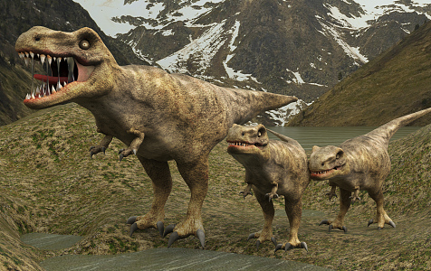 Modern Dinosaurs 3d model