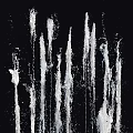 Garden Ornament With Vertical Water Jets As Decorative Water Feature On Black Background