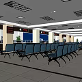 Modern Hall Office Hall Service Center Service Hall Convenience Service Hall Reception Hall Window Waiting Area 3d model