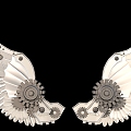 Mechanical Wings Decorations Photo Attractions 3d model