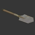 Durable Agricultural Equipment Shovel With Wooden Handle And Metal Blade