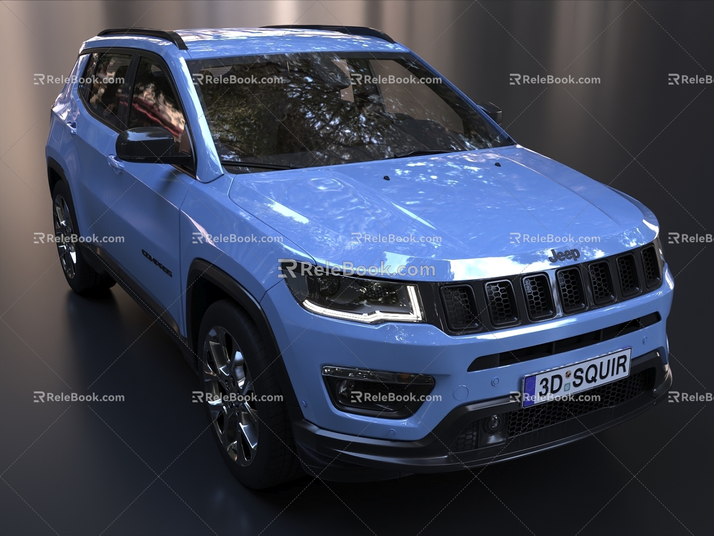 Jeep Car Jeep Compass MPV 3d model