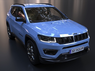 Jeep Car Jeep Compass MPV 3d model