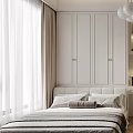 Cozy Tatami Bedroom Interior Design With Tatami Bed White Cabinetry Desk And Chandelier