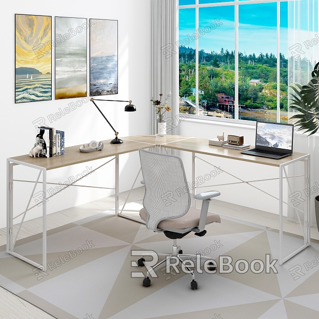 Modern Desk Chair Desk Book Chair model