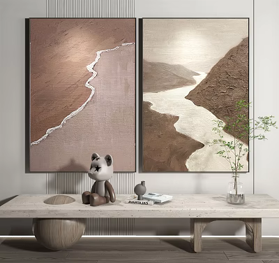 modern abstract painting abstract decorative painting 3d model modern abstract painting abstract decorative painting 3d model