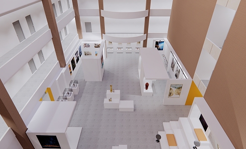 Campus Exhibition Hall 3d model