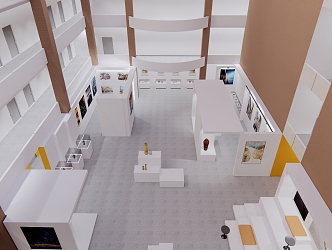 Campus Exhibition Hall 3d model