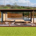 Modern Gallery Frame Special-shaped Landscape Gallery Frame Guangguan Pavilion Park Gallery Frame Construction Children's Cloud Gallery Frame Leisure Pavilion 3d model