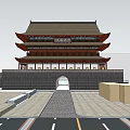 Chinese ancient building 3d model