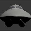 Futuristic Silver Streamlined Concept Vehicle Design With Shiny Aerodynamic Cockpit Structure