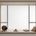 Dream blinds venetian blinds bay window 3d model