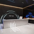 Modern Front Desk Company Front Desk 3d model