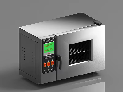 Daily Use Electrical Appliance Stainless Steel Microwave Oven With Digital Display And Control Panel 3d model
