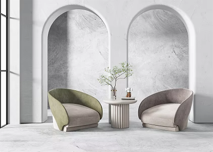 Modern Minotti leisure sofa combination 3d model