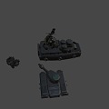 Military vehicle package 3d model