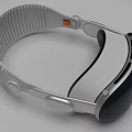 Modern VR Headset Design With Ergonomic Straps And Comfort Adjustment Features 3d model