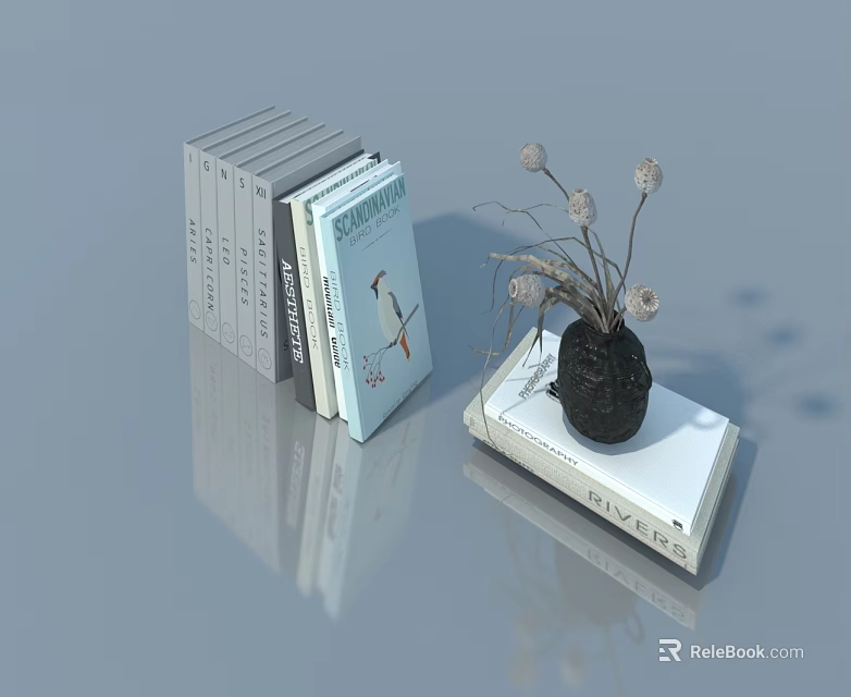 Modern Interior Hinged Door With Glass Insert And Wooden Frame Design 3d model 