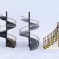 Modern Spiral Staircases Interior Design With Different Styles Materials And Structures