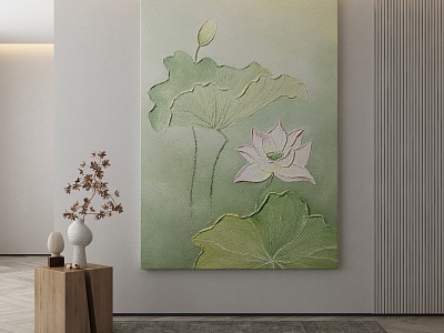 Quiet Plant Painting Decorative Painting model