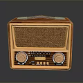 Vintage Retro Radio With Wooden Case And Tuning Knobs AM FM Dial